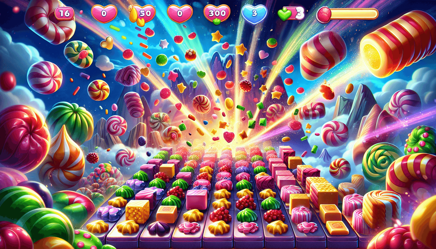 Poziomy Sweet Bonanza